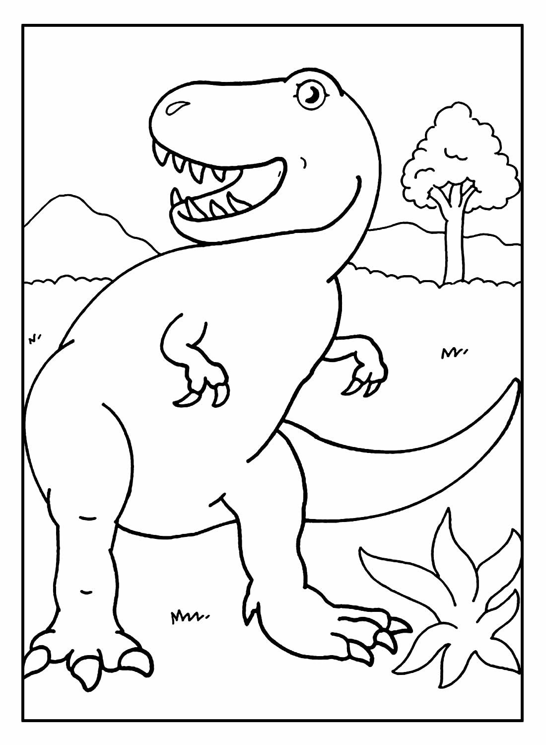 Colorir desenhos de Dinossauros