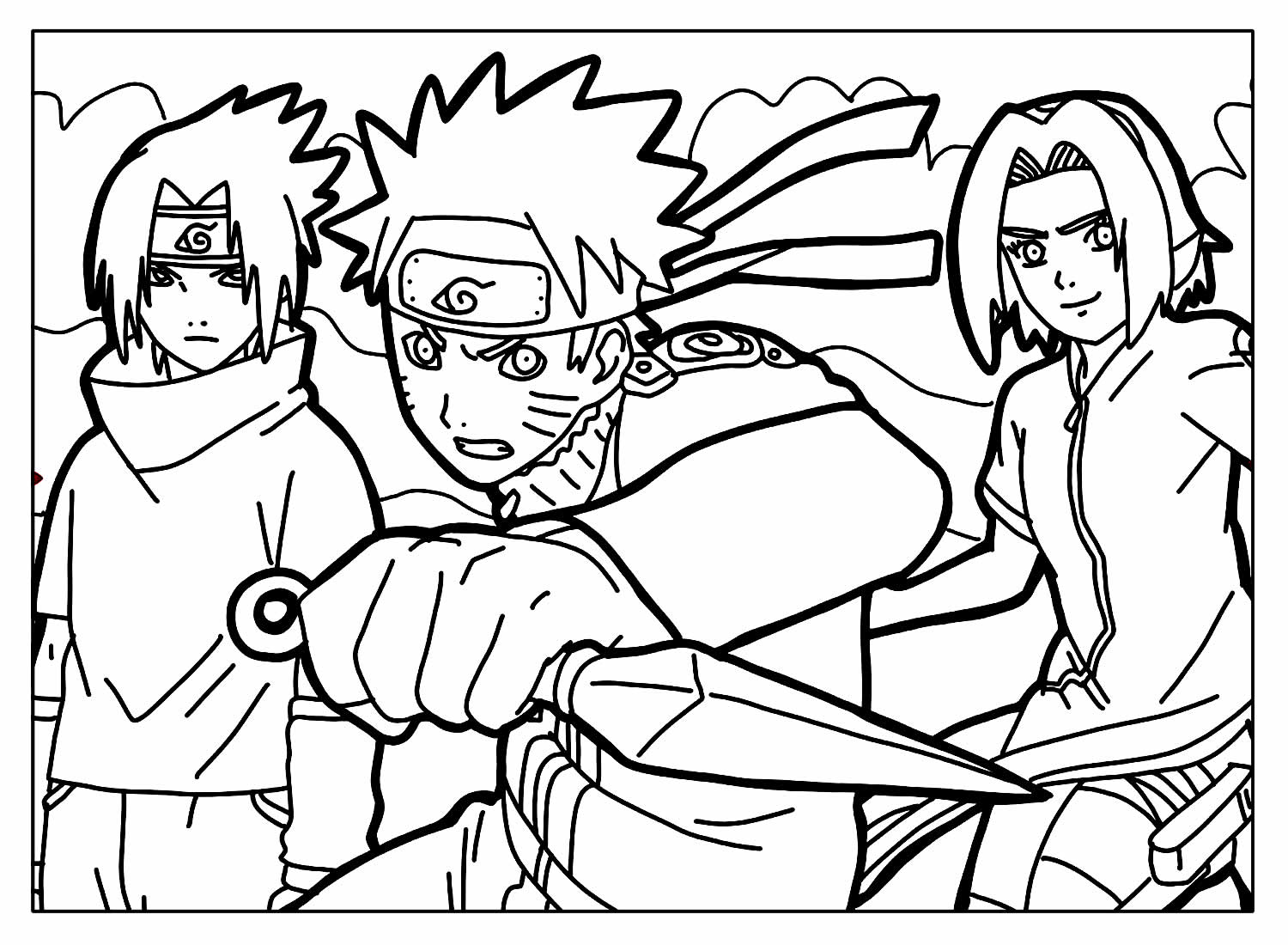 50+ Desenhos para colorir de Naruto - Dicas Práticas