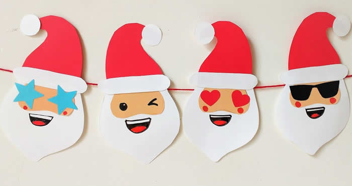 Moldes de Papai Noel para Feltro, Papel e EVA - Dicas Práticas