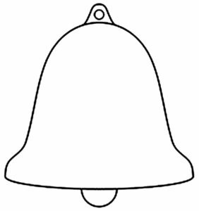 Moldes de Sinos de Natal para imprimir - Dicas Práticas
