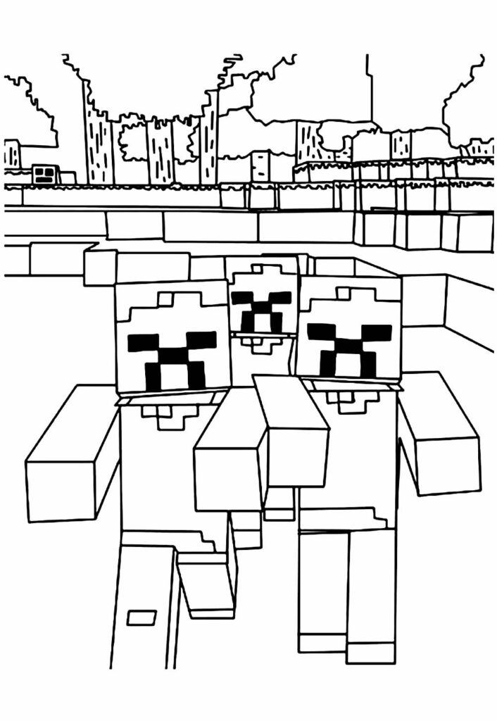 Desenho Minecraft