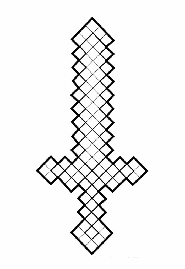 Imagem Minecraft Pintar Espada