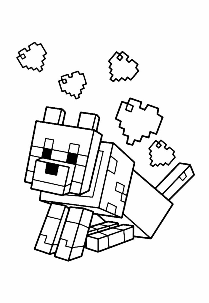 Minecraft para colorir