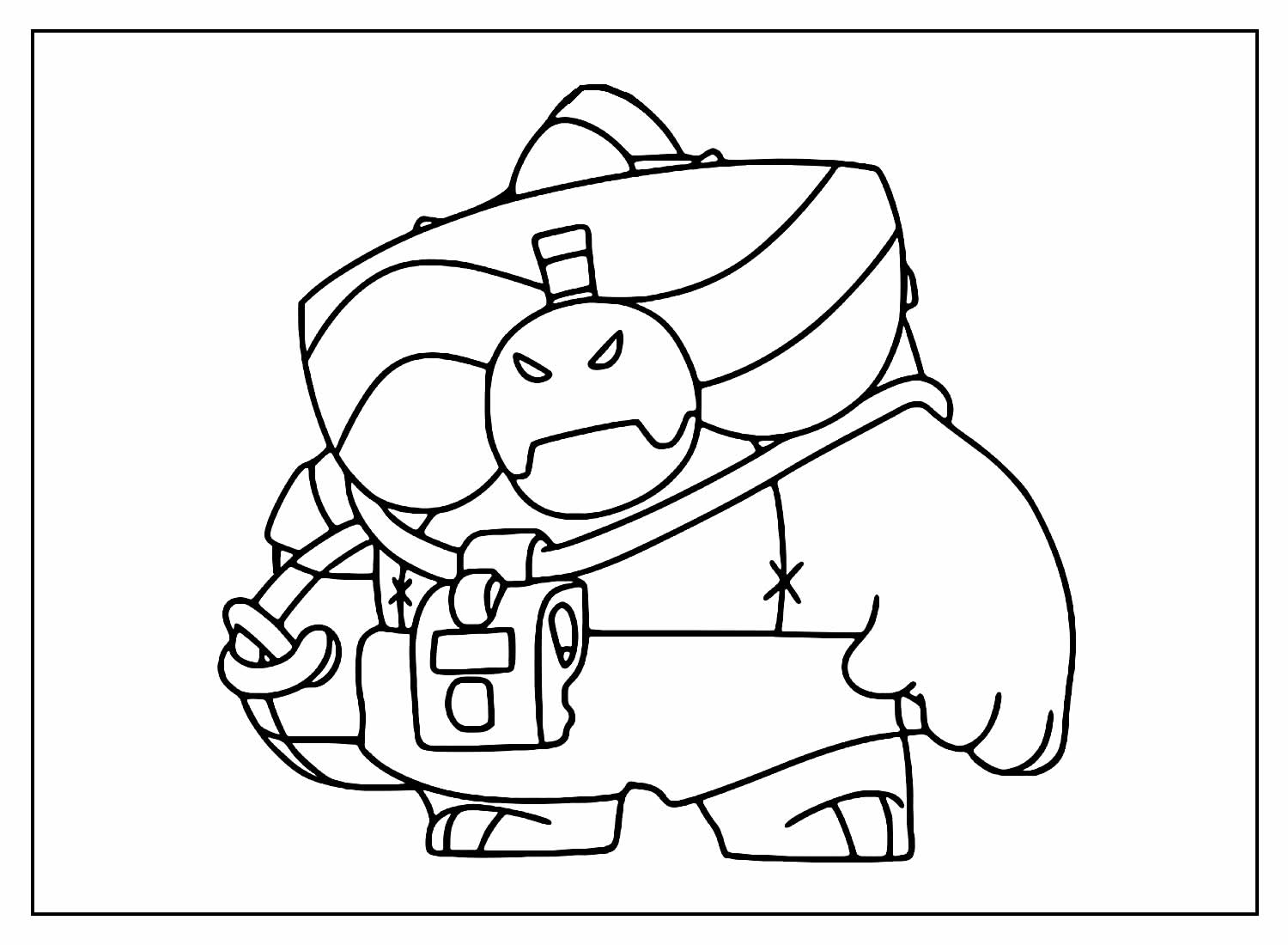 Desenhos Brawl Stars para colorir