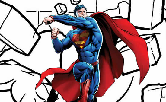 Desenhos do Super-homem para colorir