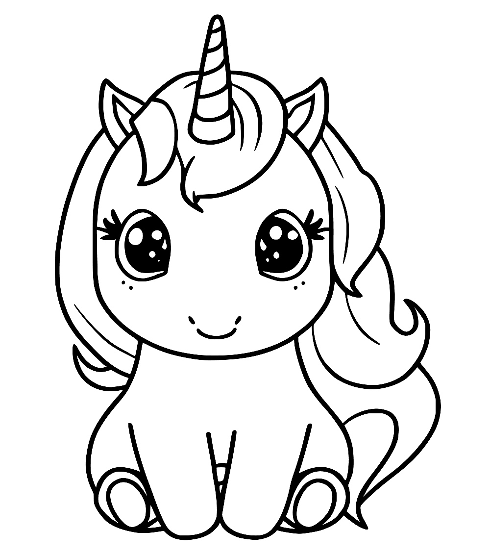 Desenhos de Unicornio para colorir imprimir e pintar - Desenhos para pintar  e colorir