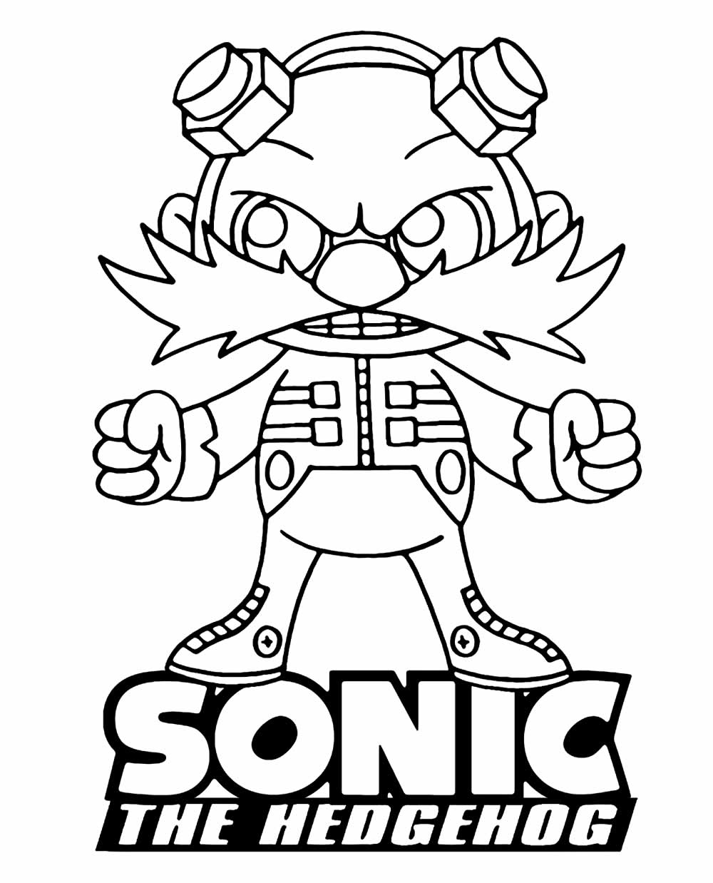 Desenhos Sonic Colorir
