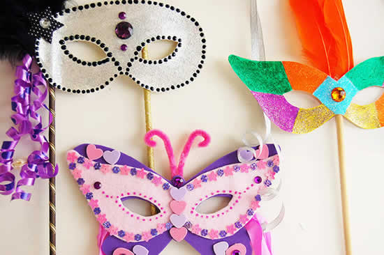 Moldes Lindos de Máscaras de Carnaval
