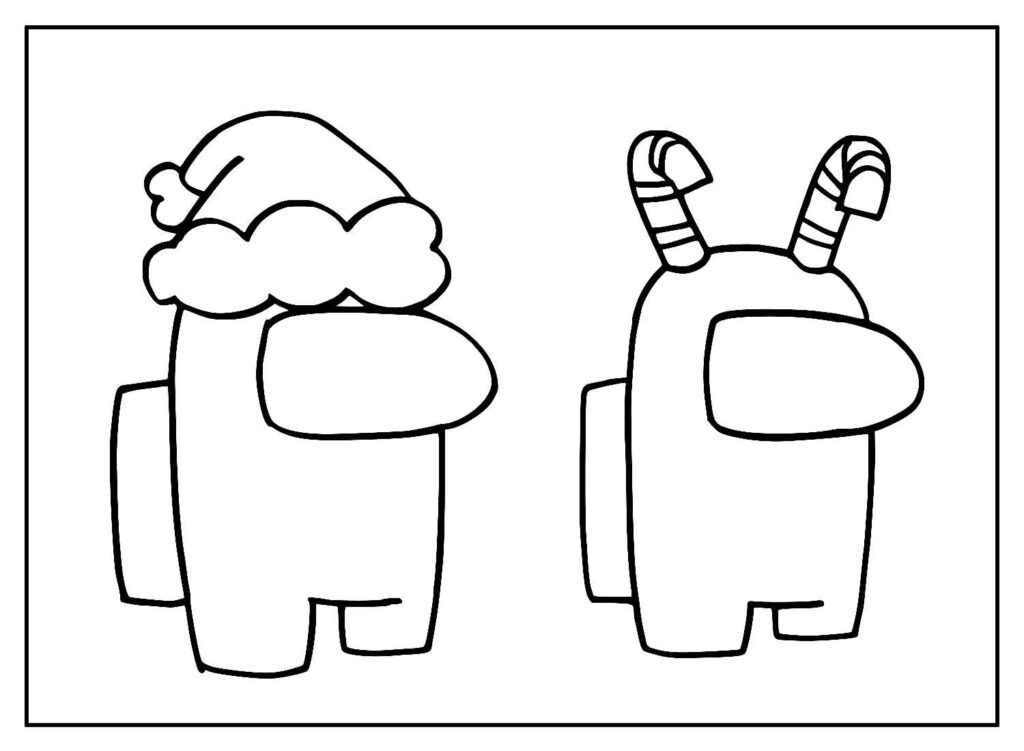 Colorir Desenhos do Among Us