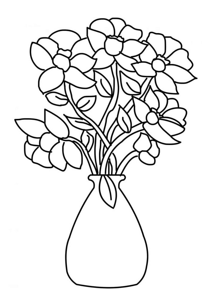 Desenho de Flores
