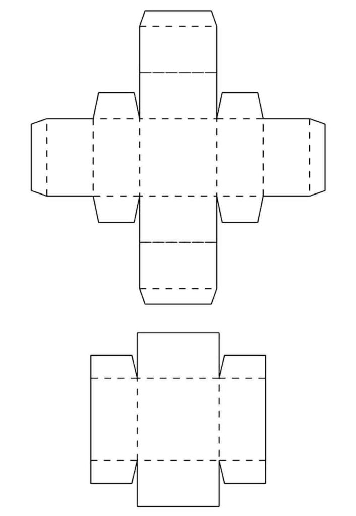 Molde de Caixa de Papel