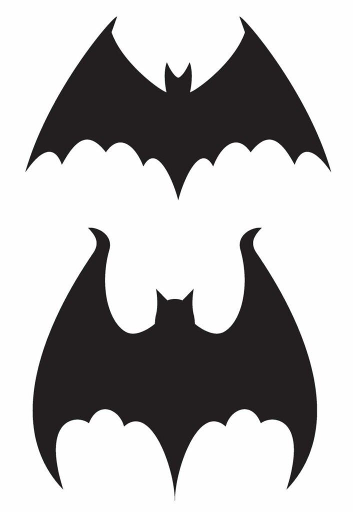 Moldes de Morcego para imprimir
