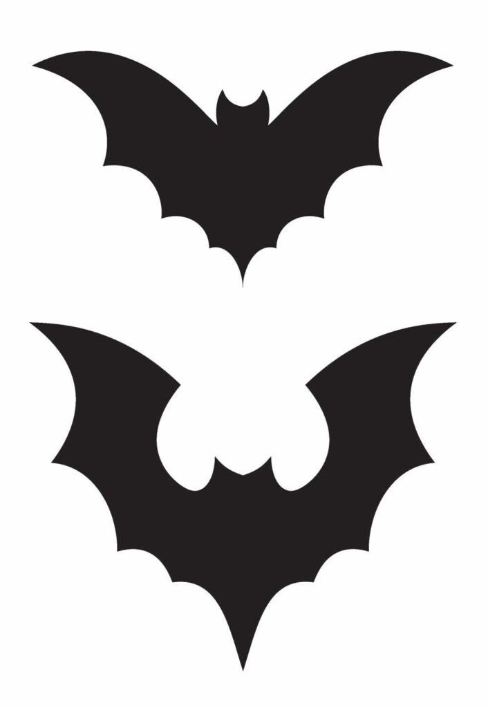 Morcegos para imprimir