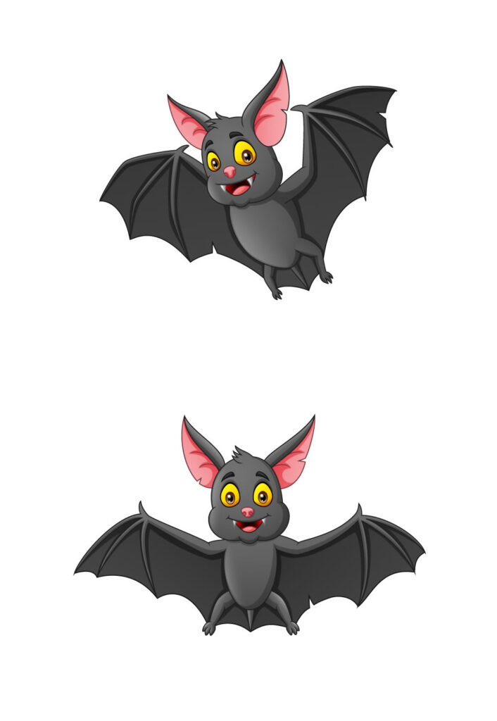 Moldes de Morcegos para imprimir