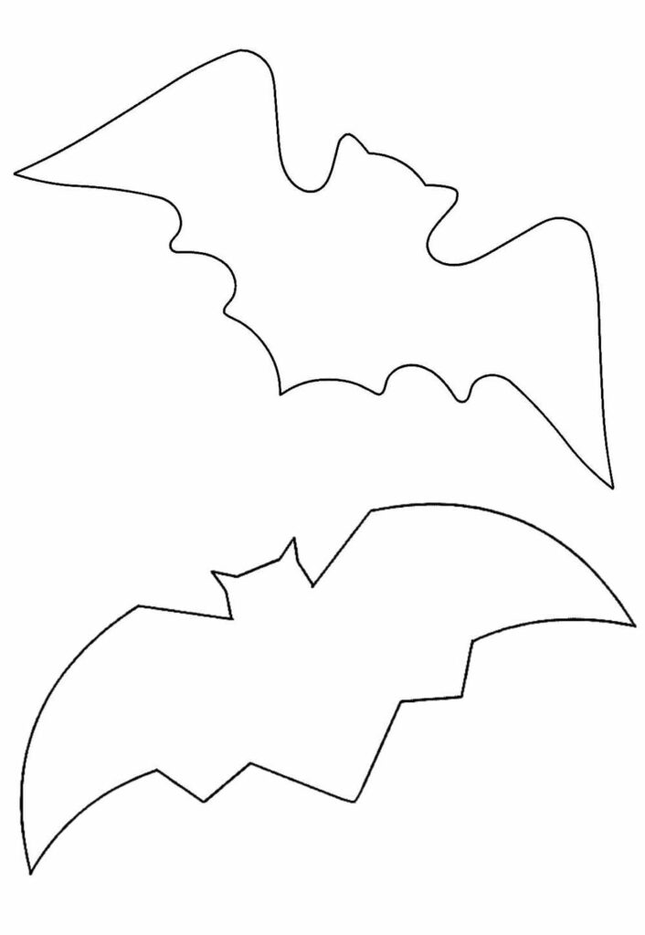 Moldes de Morcego para imprimir