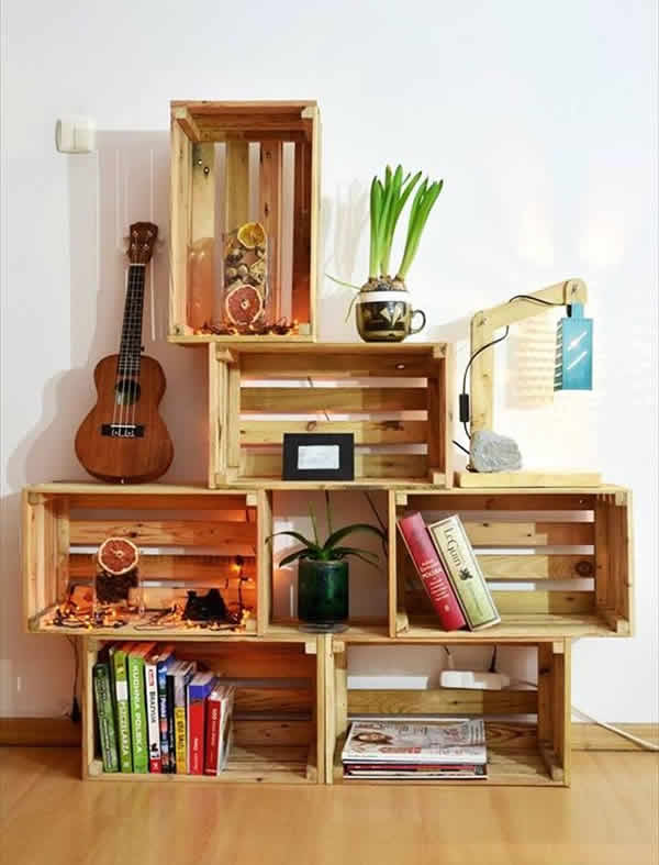 Ideias de Decoração com Caixotes de Feira