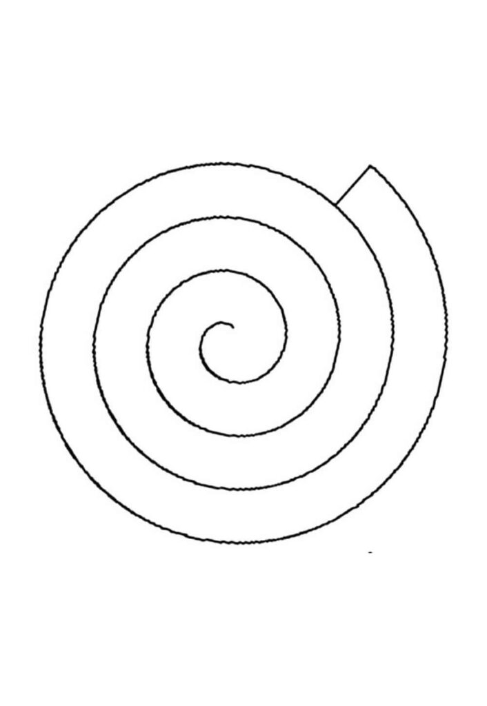Molde de Flor Espiral