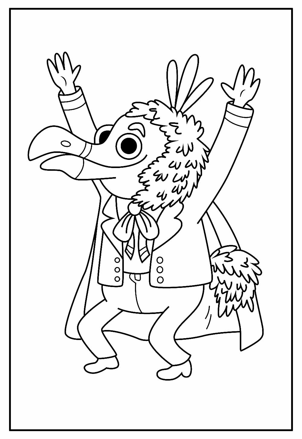 Desenho para colorir de Apenas um Show