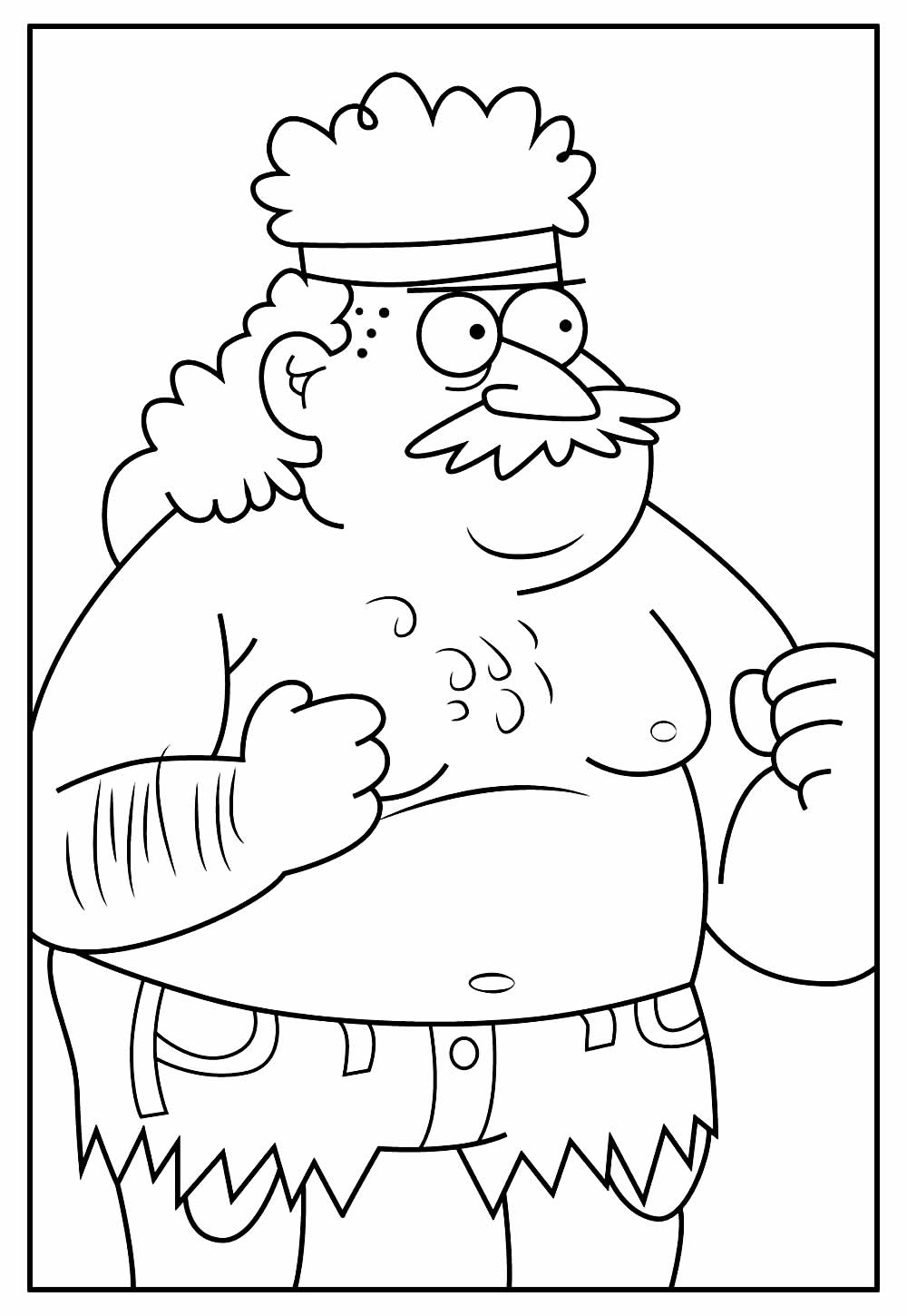 Desenho de Apenas um Show para pintar
