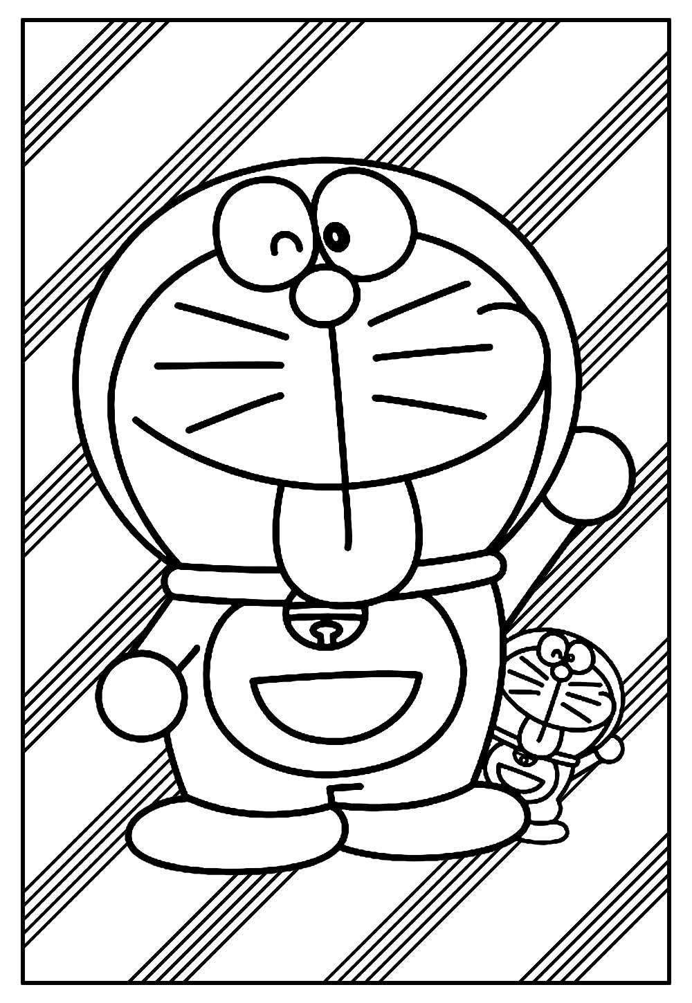Desenhos do Doraemon para pintar