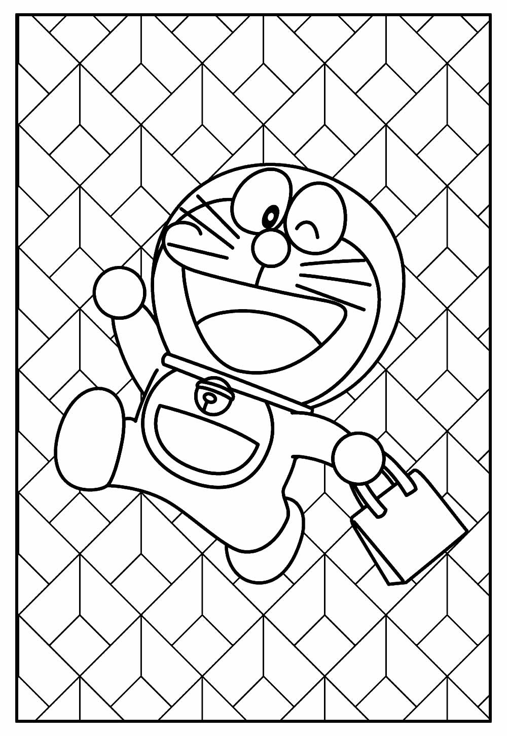 Desenhos do Doraemon para pintar