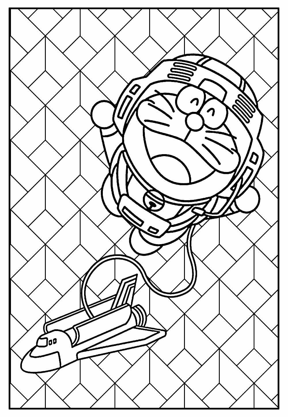 Desenhos do Doraemon para colorir