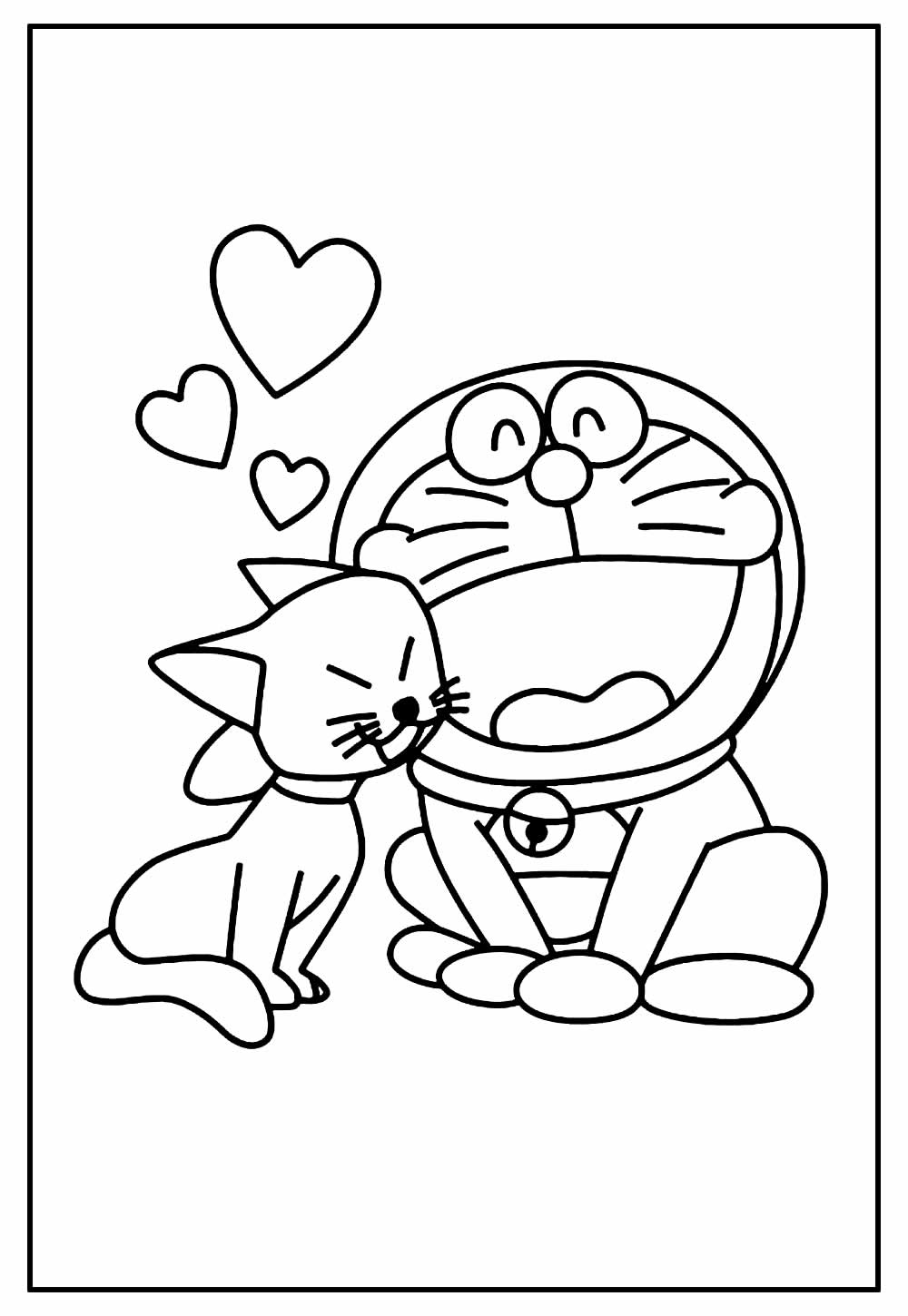 Desenho para pintar e colorir