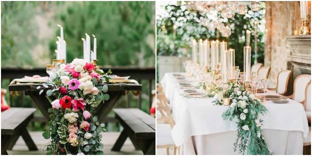 Decoração para Mesa de Casamento