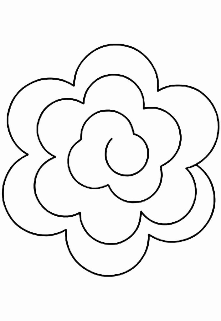 Molde Espiral Flor