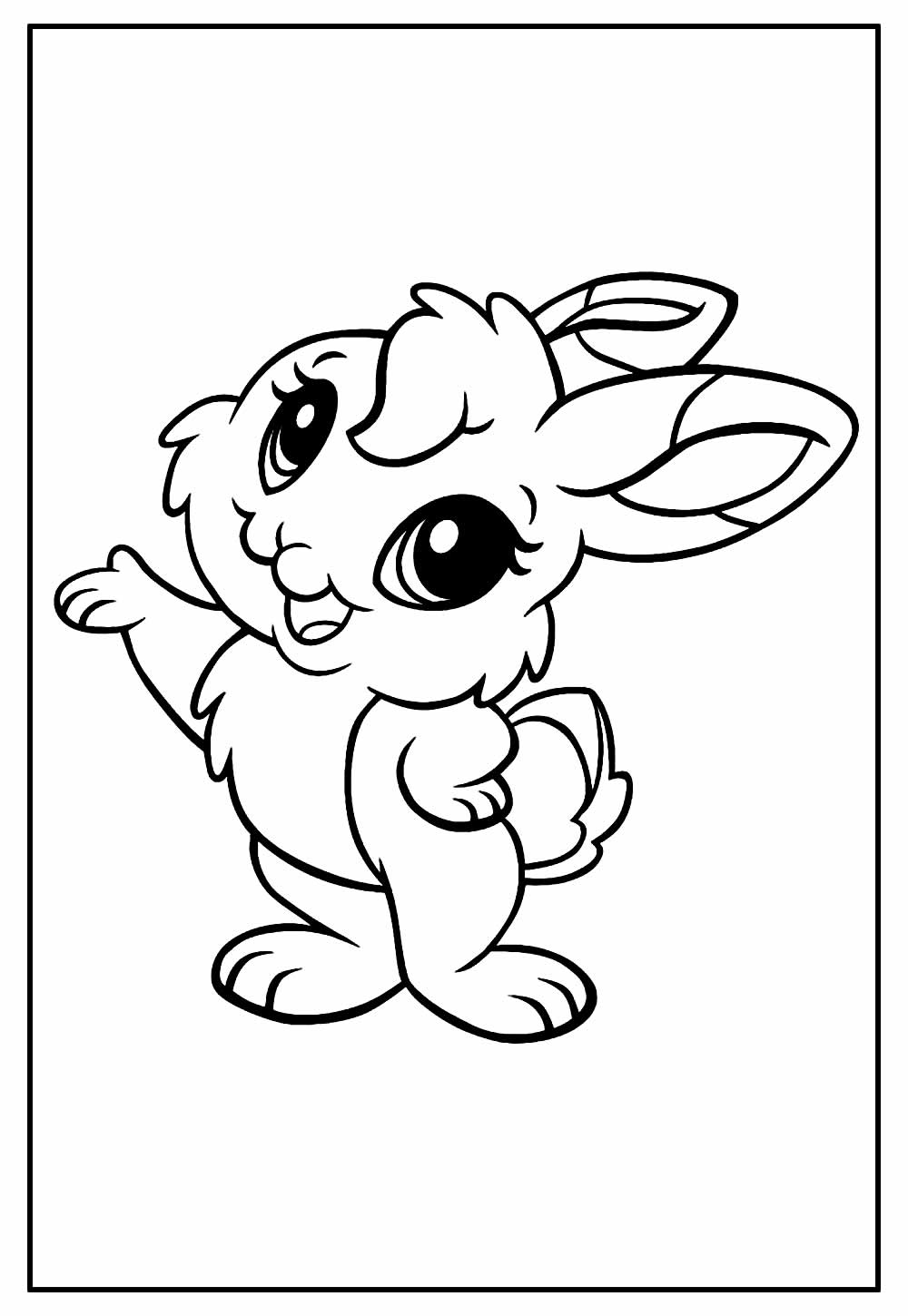 Desenho de Coelho para colorir