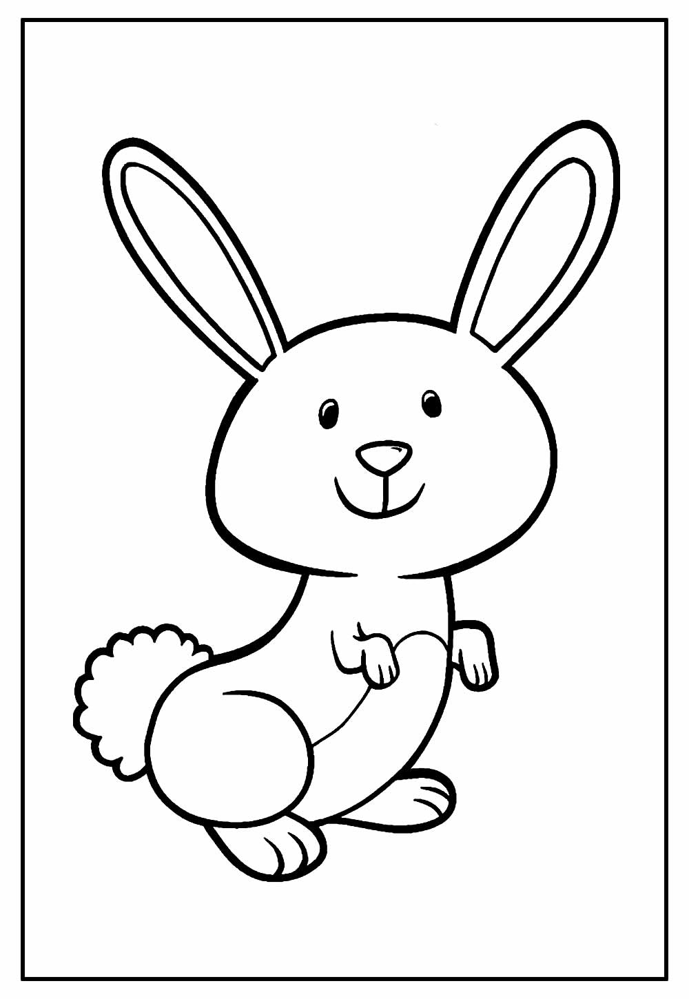 Desenho de Coelhinho para colorir