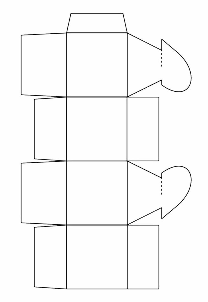 Molde Caixa de Papel