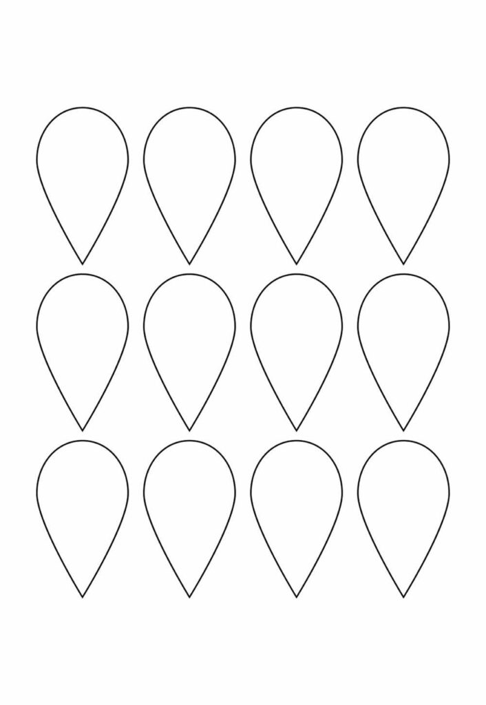 Molde de Pétala de Flor