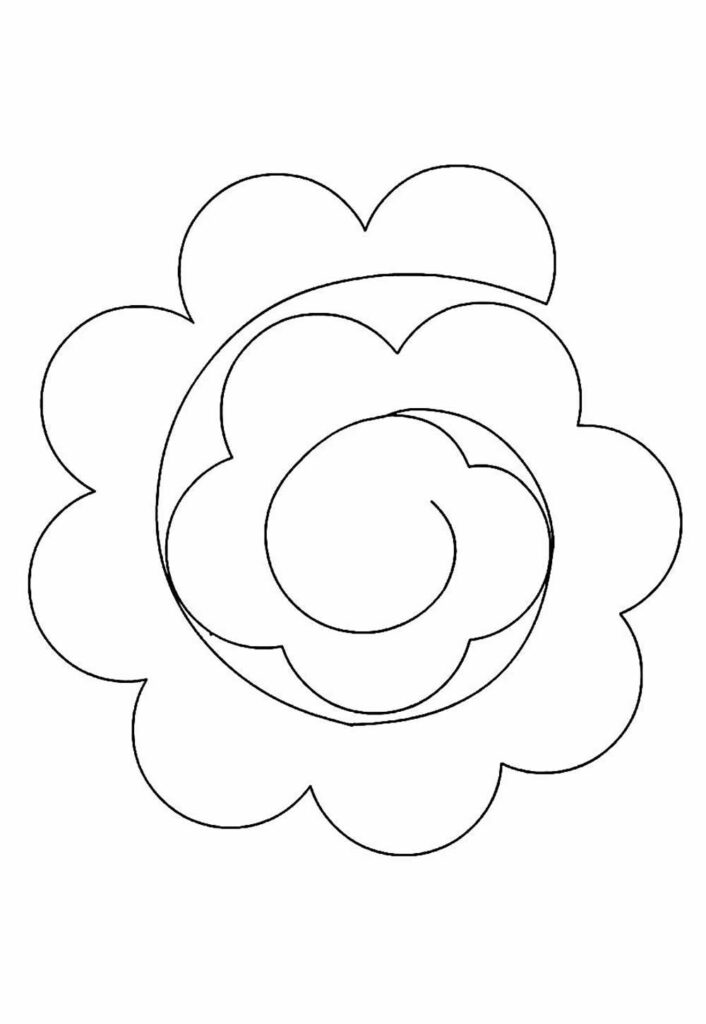 Moldes de Flor em Espiral