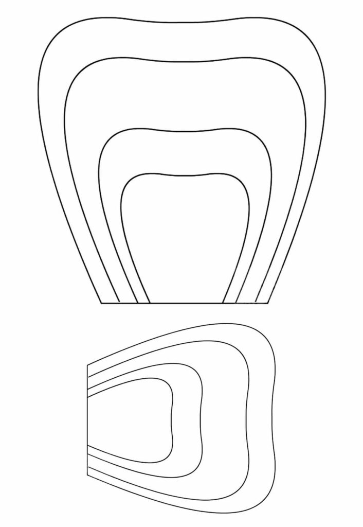 Molde de Pétala de Flor