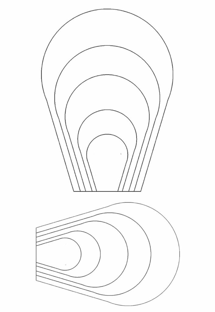 Molde de Pétala de Flor