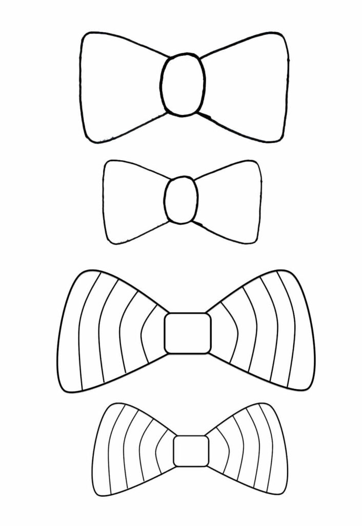 Molde de Gravata Borboleta