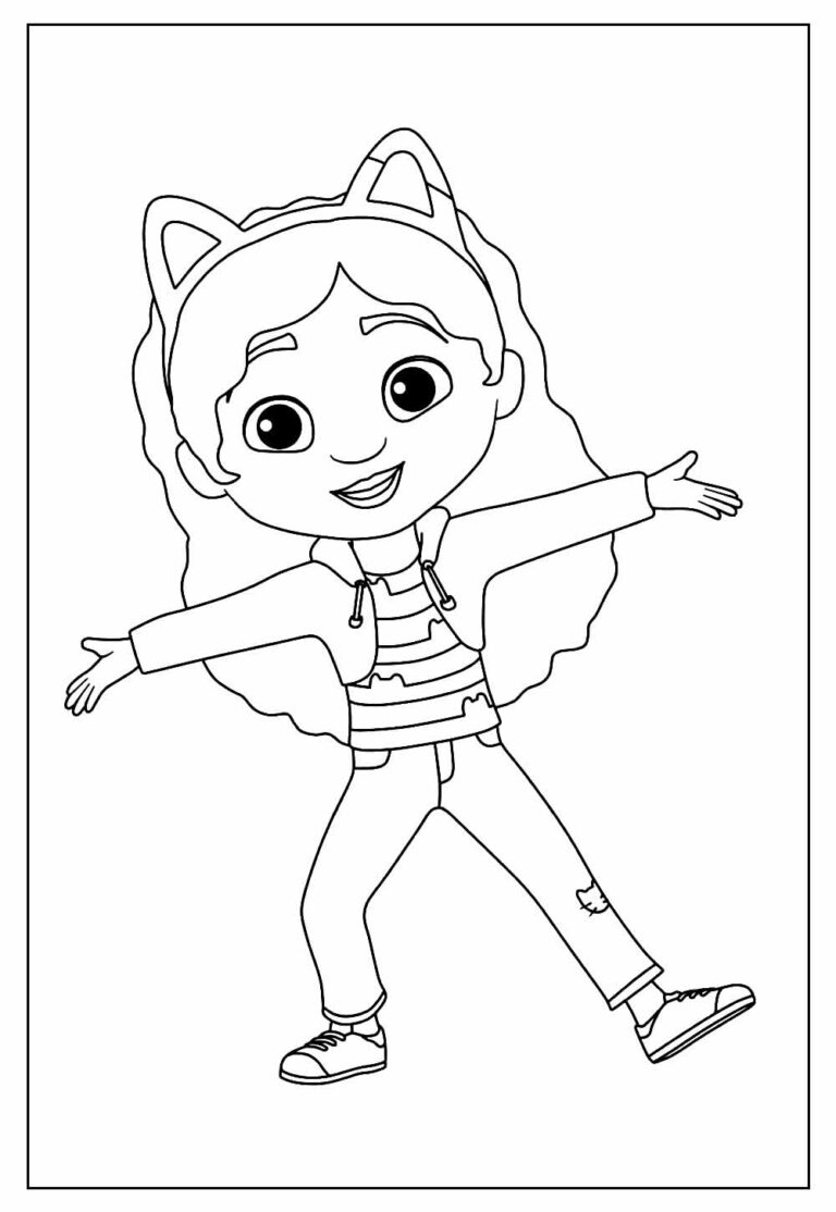 Desenhos da Casa Mágica da Gabby para Imprimir e Colorir - Dicas Práticas
