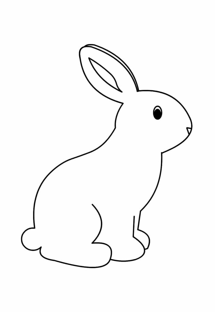 Desenho de Coelho para colorir