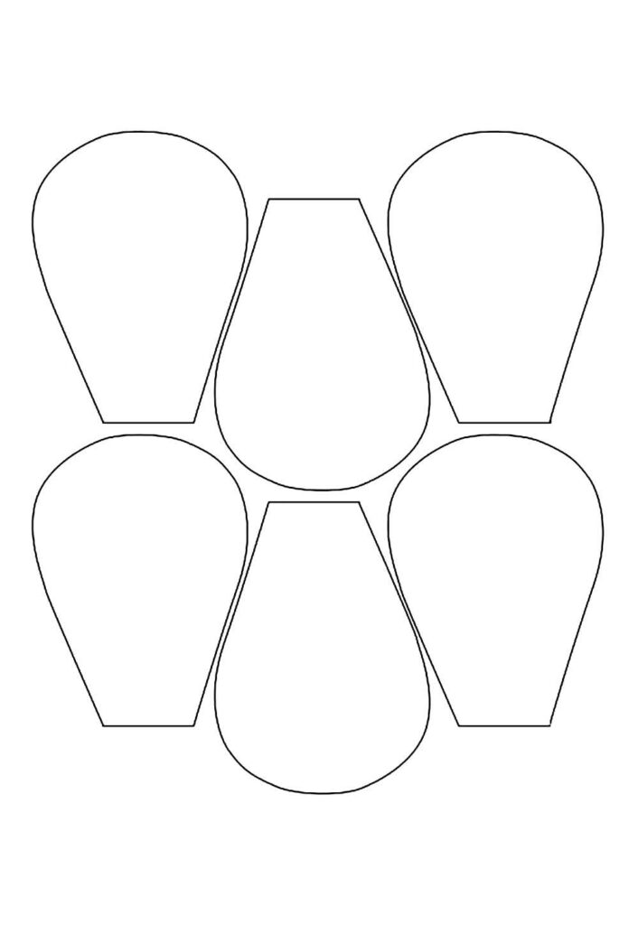 Molde de Flores - Pétalas