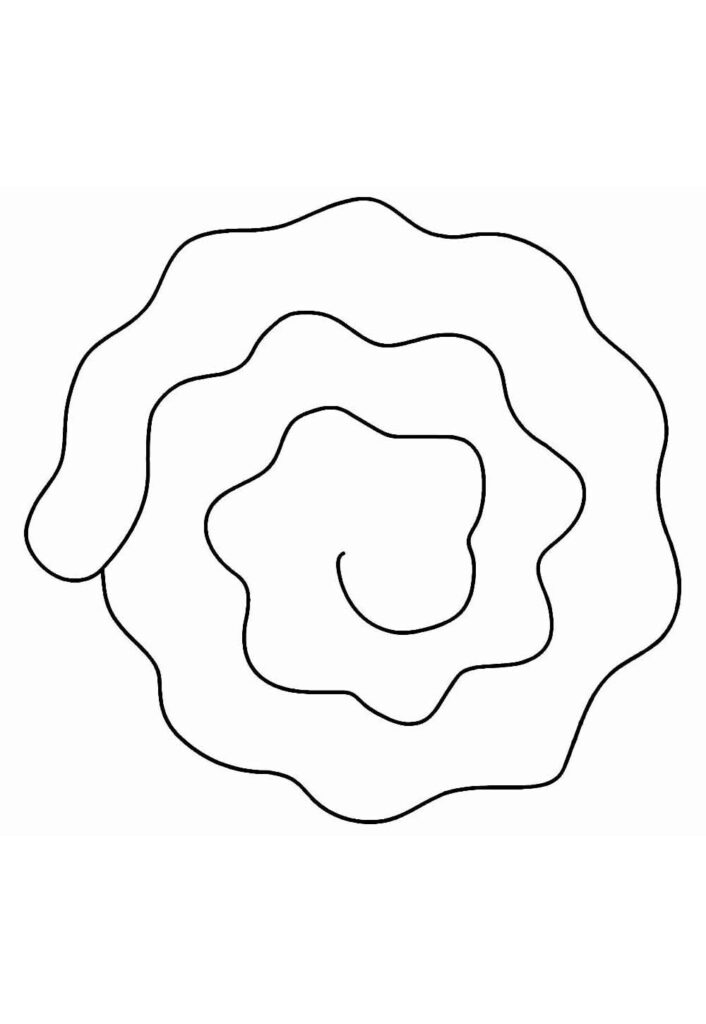 Molde Espiral Flor