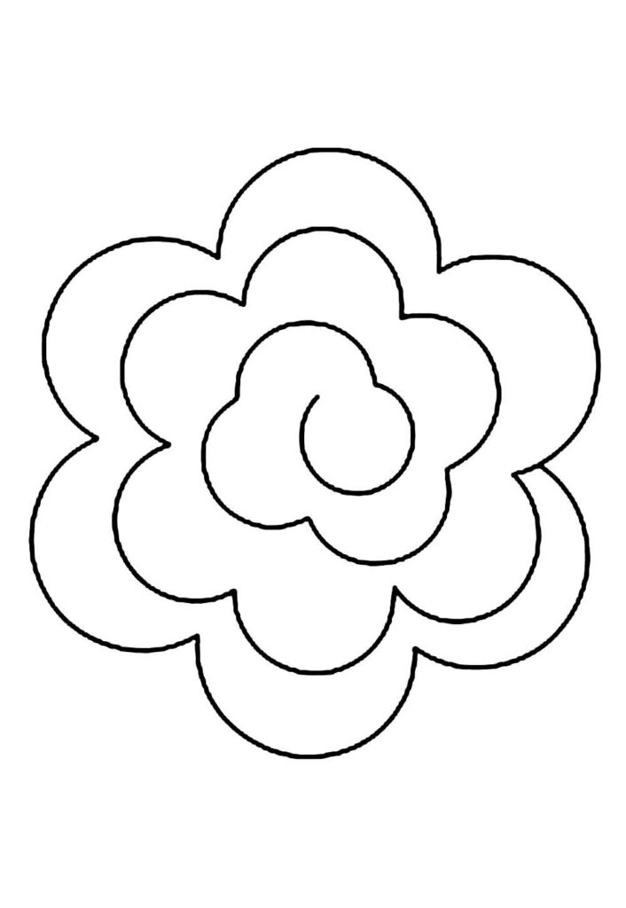 Molde Espiral Flor