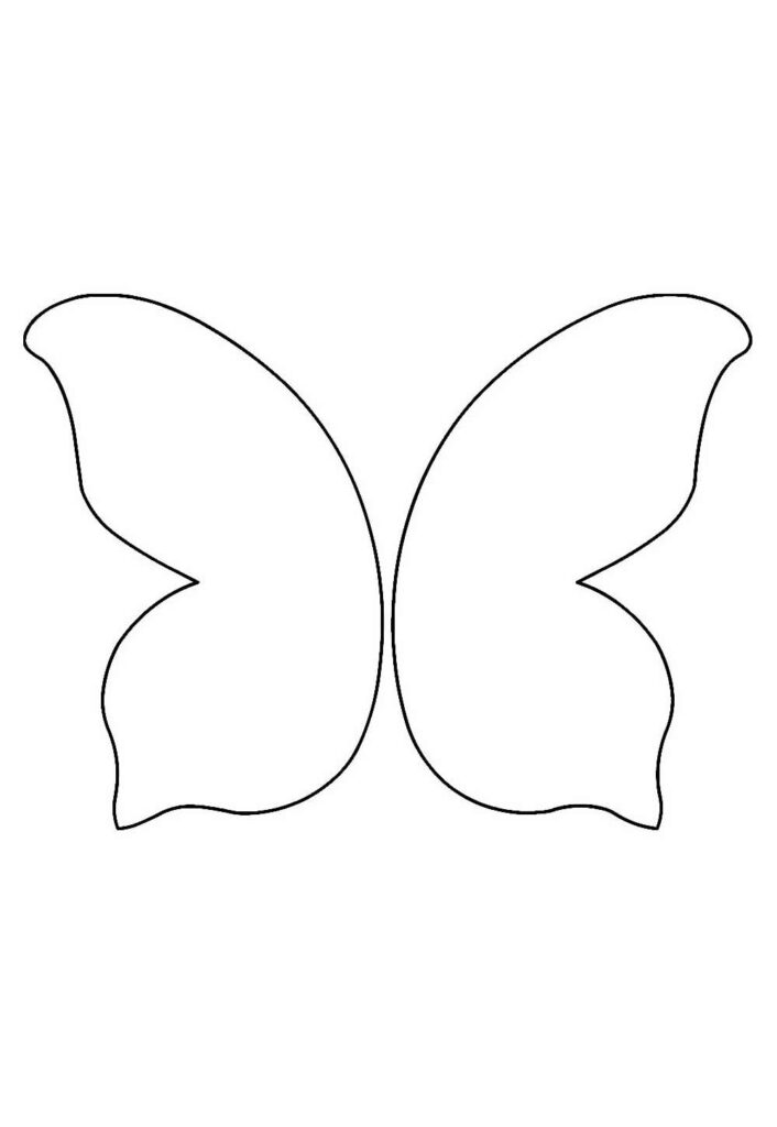 Molde de Borboleta - Asas
