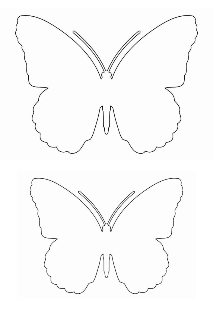 Molde de Borboleta