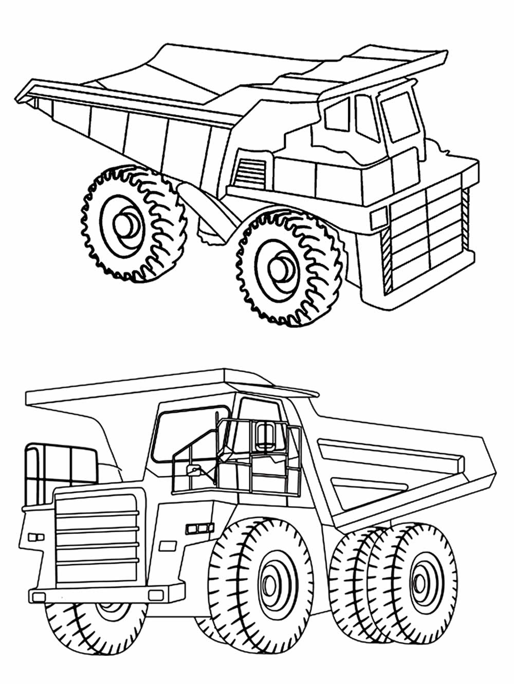 Desenho de Caminhão para colorir