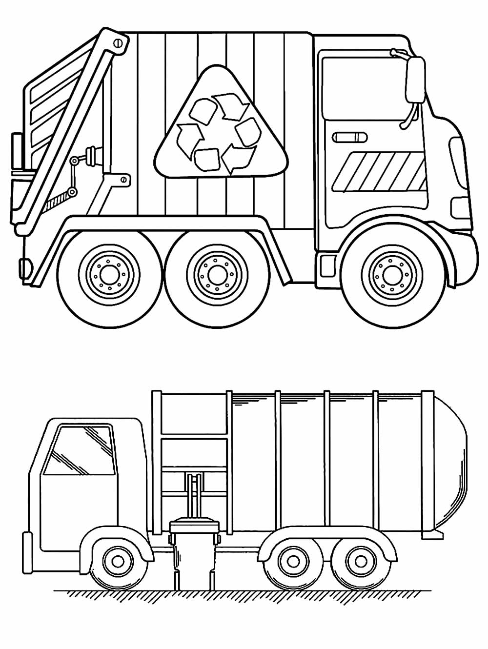Desenho de Caminhões