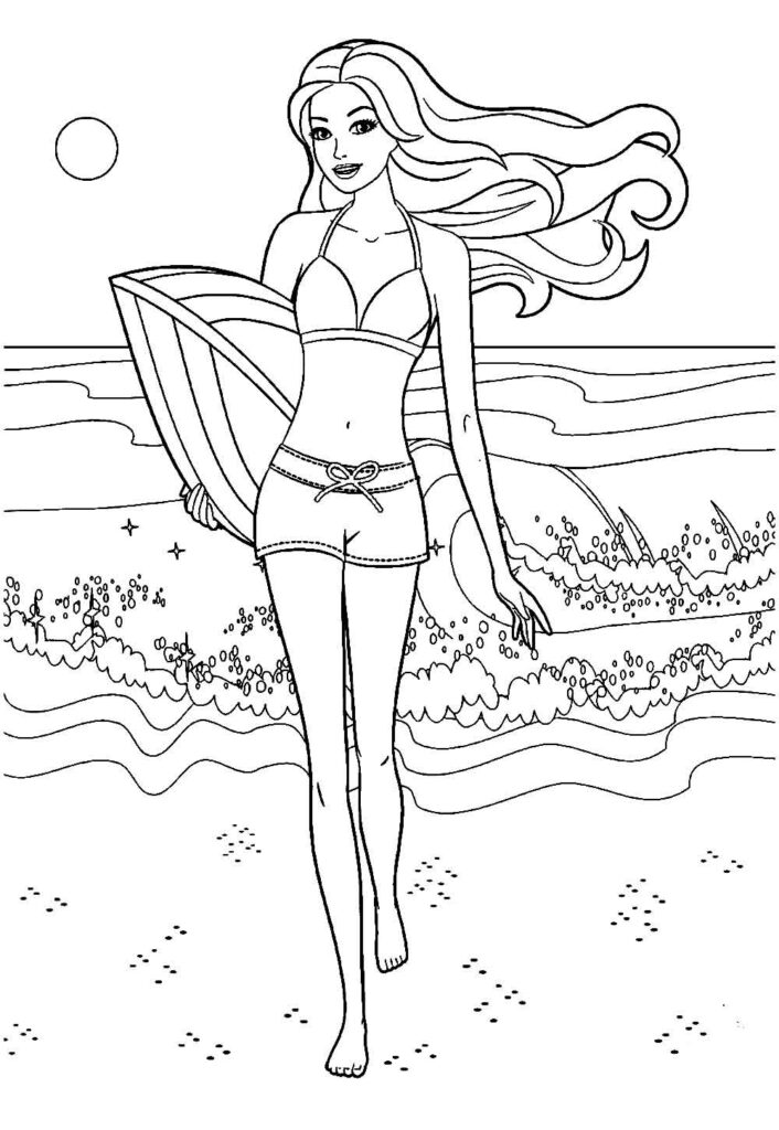 Desenhos Barbie Colorir