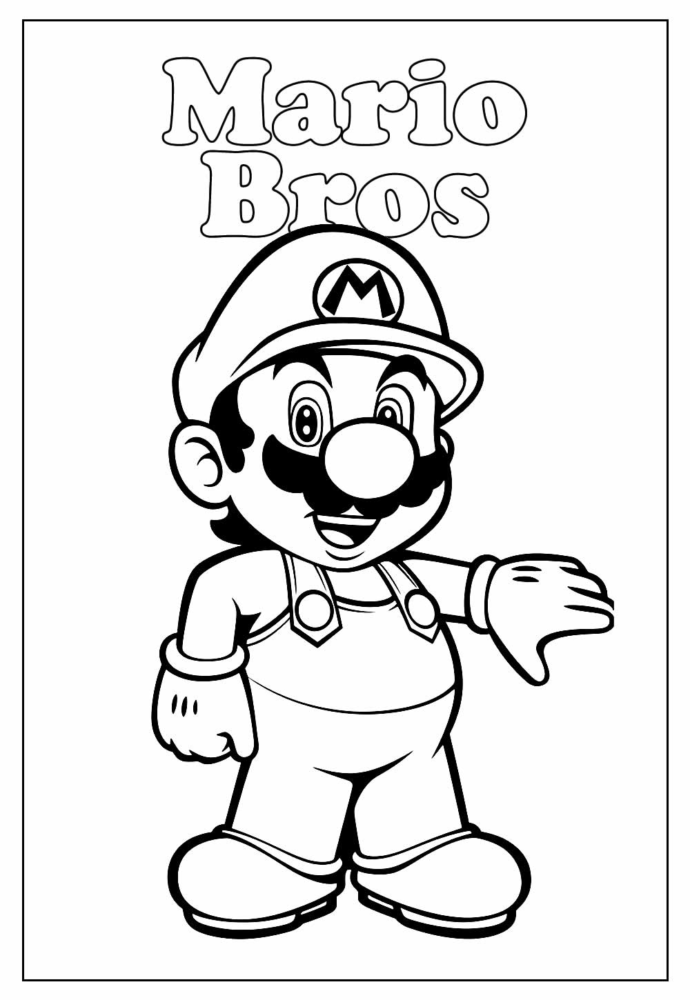Desenho de Mario Bros
