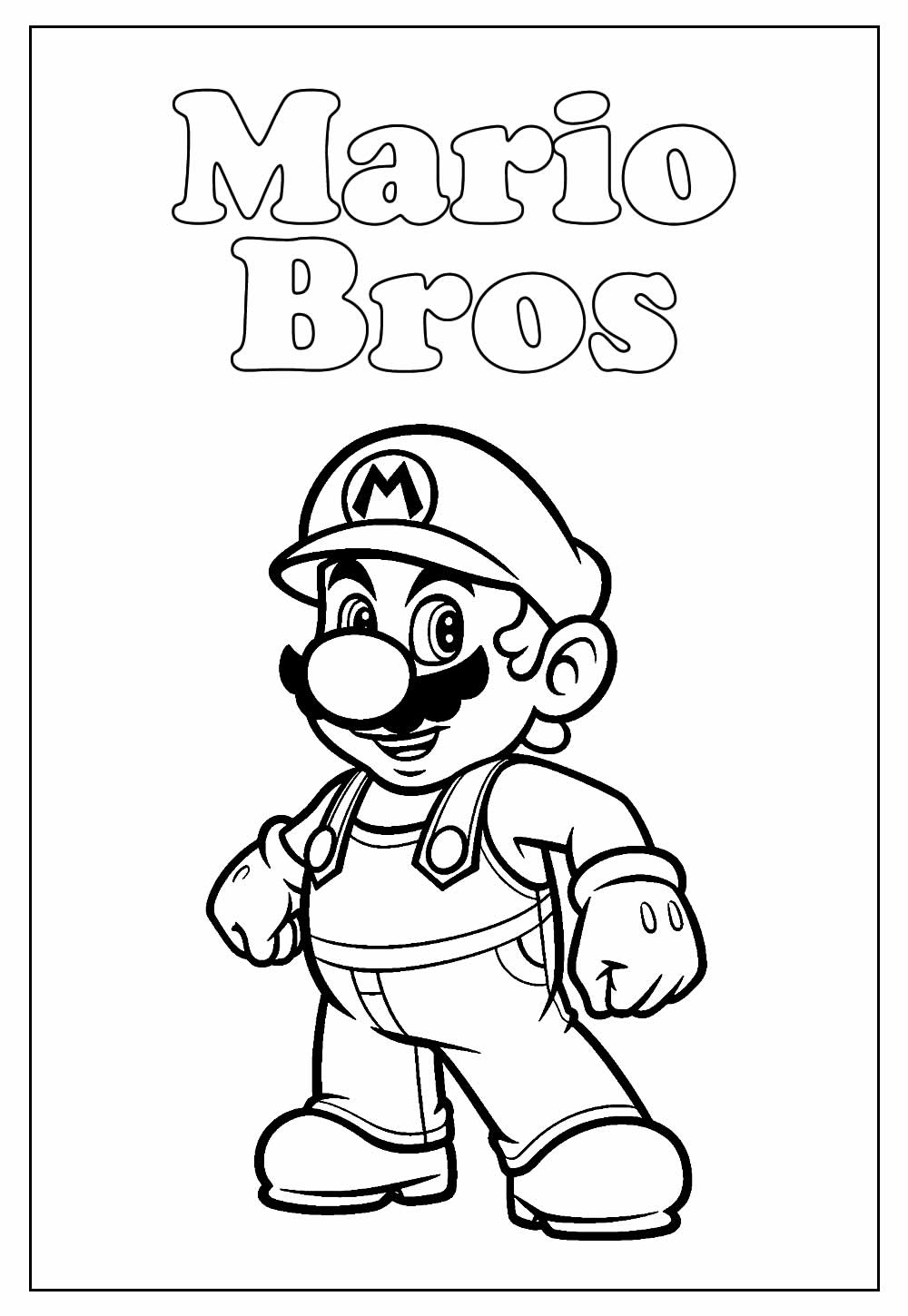 Desenhos Mario Bros Colorir