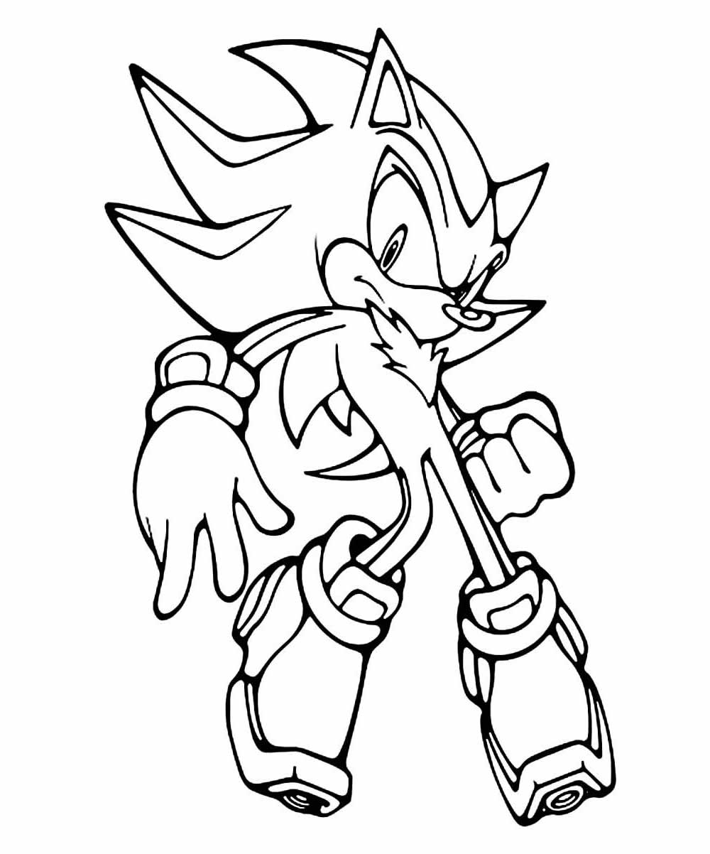 50+ Desenhos de Sonic para colorir - Como fazer em casa